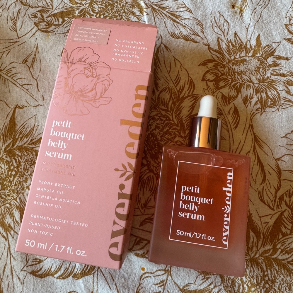 Ever Eden Belly Serum 1.7 oz. Petit Bouquet Multi Benefit oil Pregnancy & Post